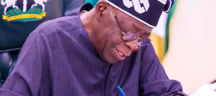 Tinubu signs